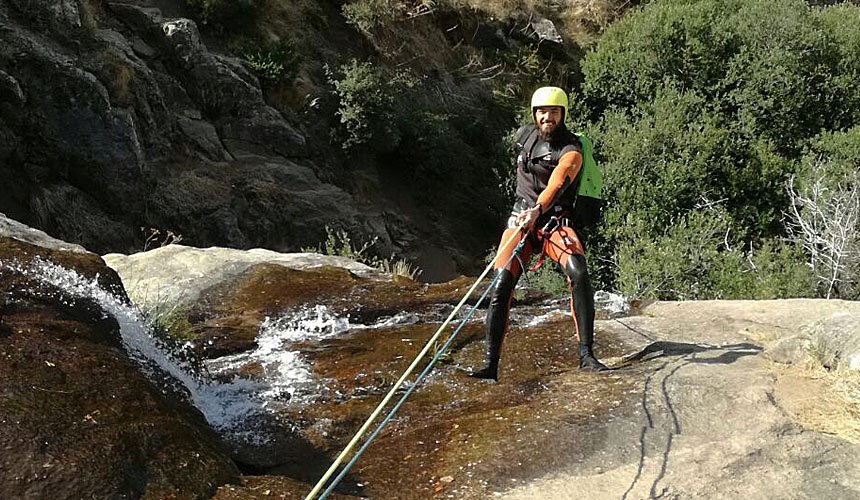 Canyoning in Madrid. Adventure in Madrid.