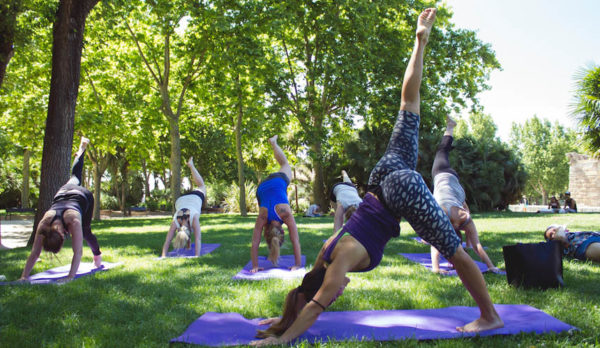 Yoga in Madrid with Ole Outdoor