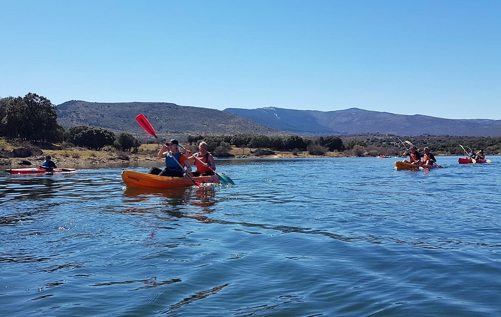 Kayaking in Madrid with Dreampeaks.