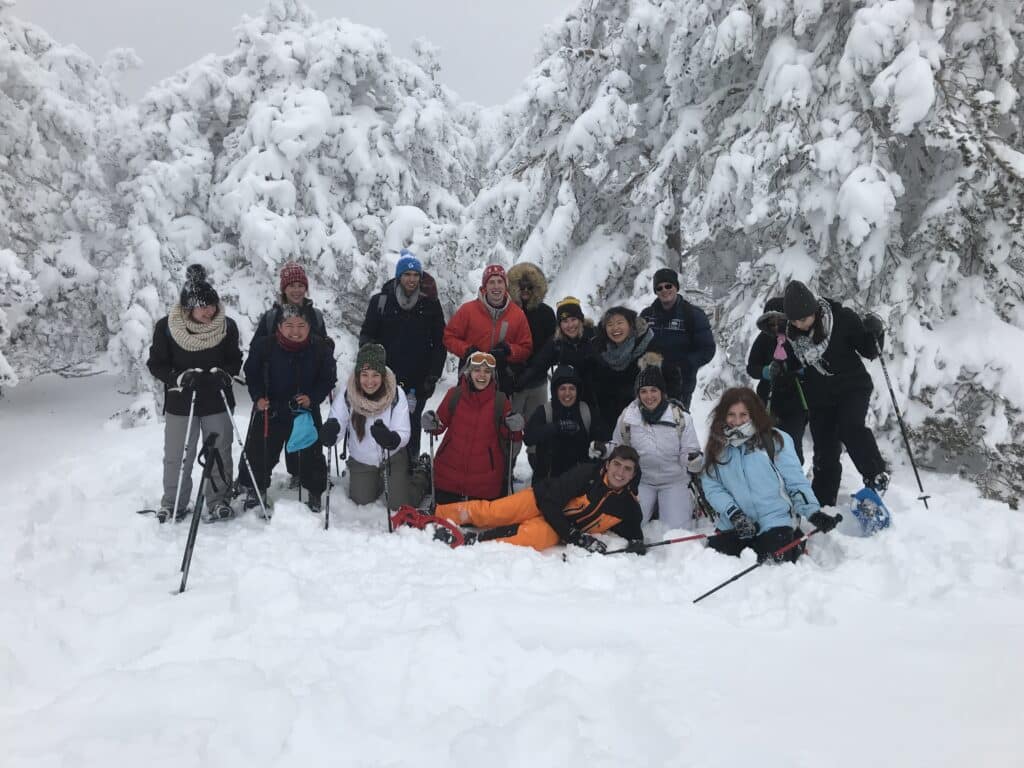 Snowshoeing in Madrid with Dreampeaks 