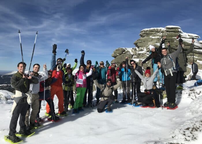 Snowshoeing in Madrid with Dreampeaks