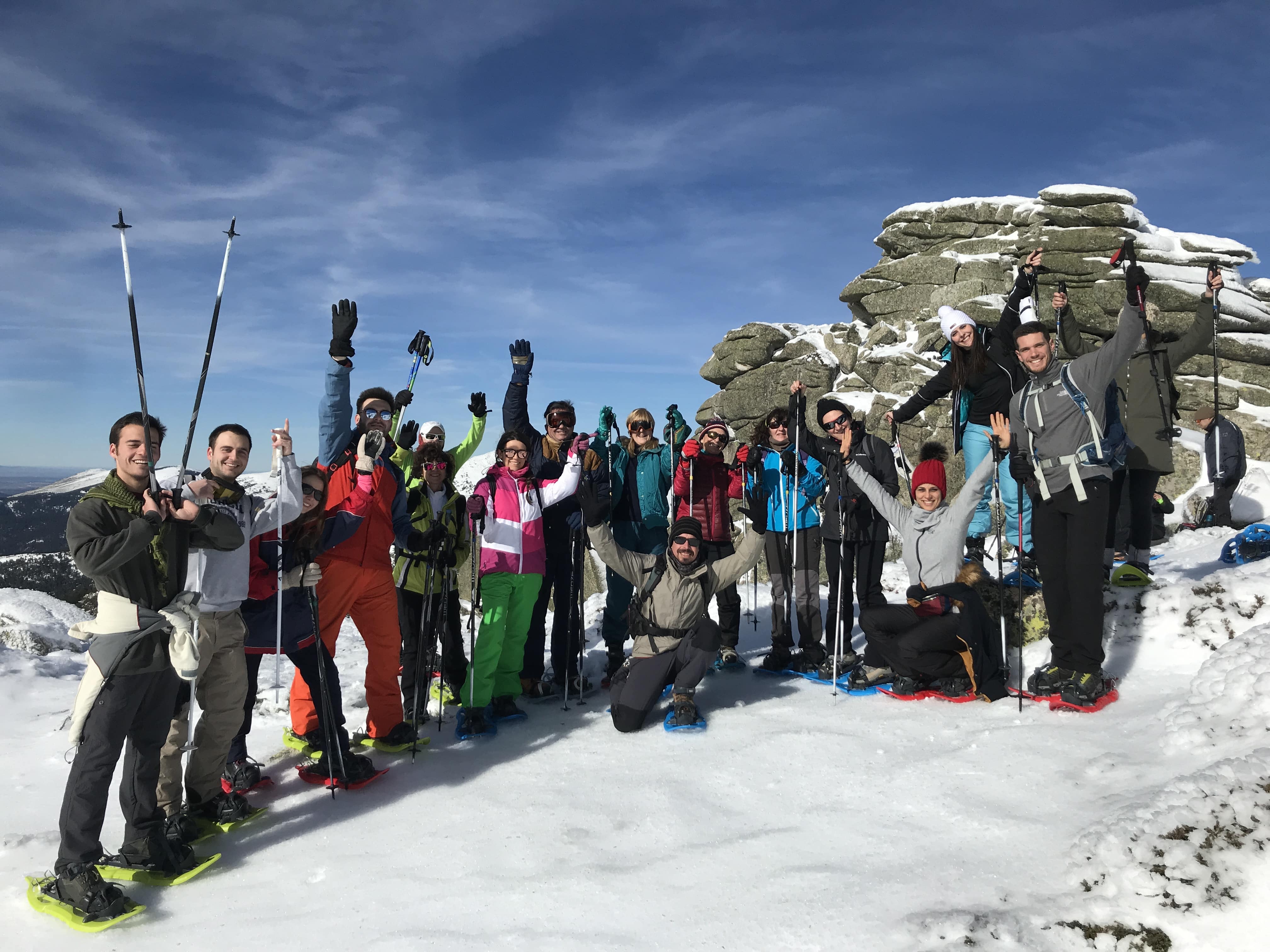 Snowshoeing in Madrid with Dreampeaks