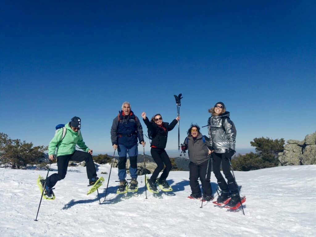 Snowshoeing in Madrid with Dreampeaks 